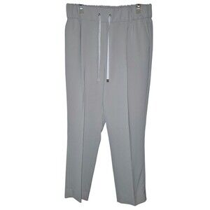 ATM Tan Size Large Pull On Tan Elastic Waistband Career Dress Pants Minimalist